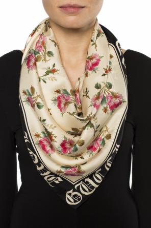 Floral motif shawl, zdjęcie 2 Floral motif shawl od Gucci
